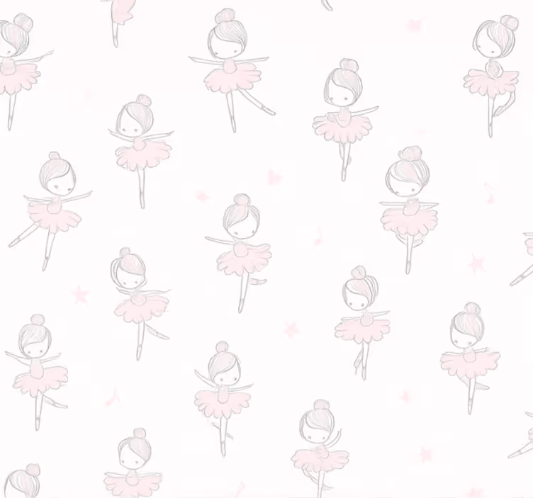 Papel tapiz para sala bailarina linda - TenVinilo