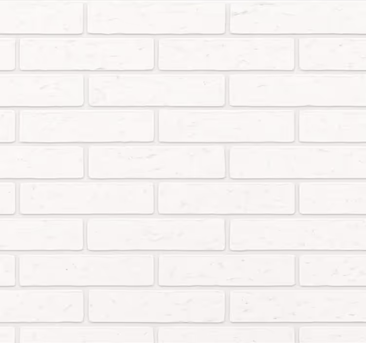 Papel tapiz para sala ladrillo blanco simple - TenVinilo