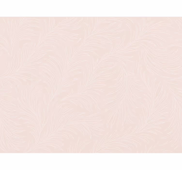 Papel tapiz recámara matrimonial botánico rosa suave - TenVinilo