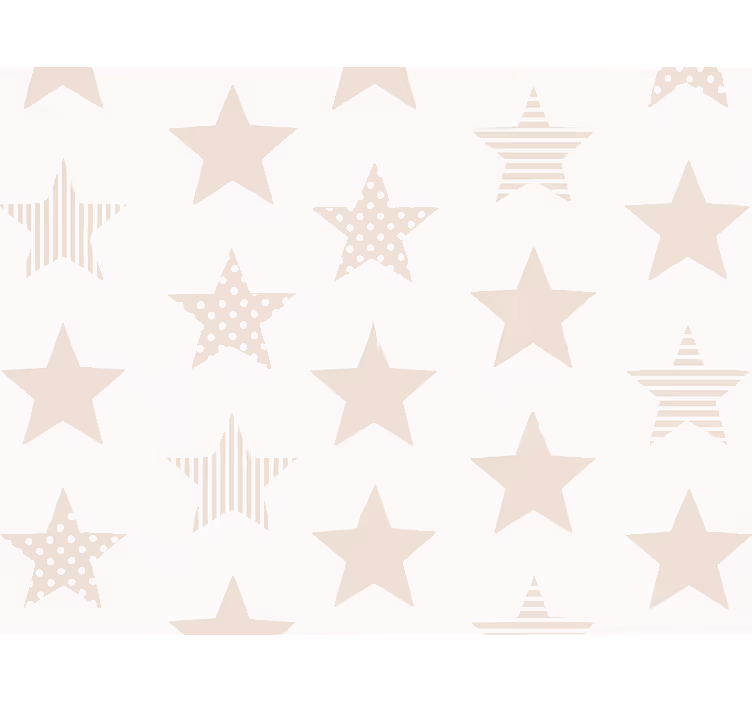 Papel tapiz infantil patrón de estrellas kids - TenVinilo