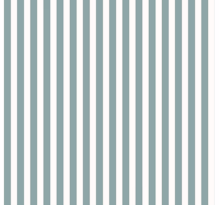 Papel tapiz rayas verticales rayas en color teal - TenVinilo