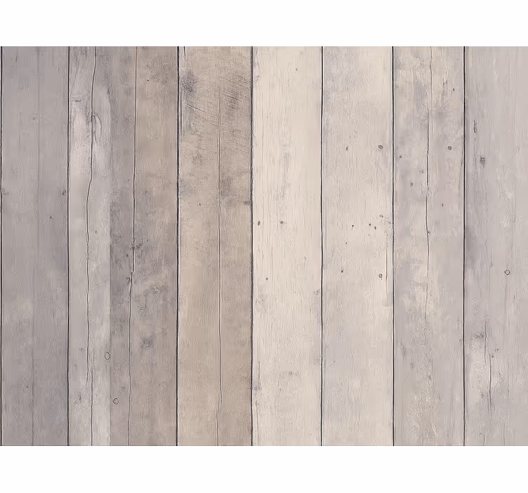 Papel tapiz para sala efecto panel de madera lavada - TenVinilo