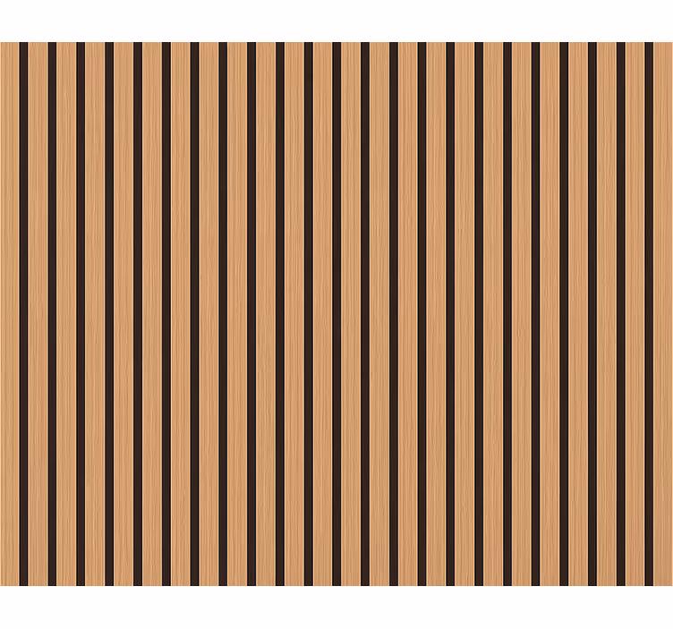 Papel tapiz para sala efecto madera marrón y negra - TenVinilo
