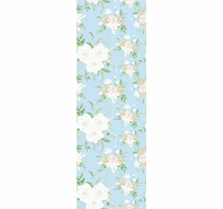 Papel tapiz para recámara estilo floral salvaje - TenVinilo