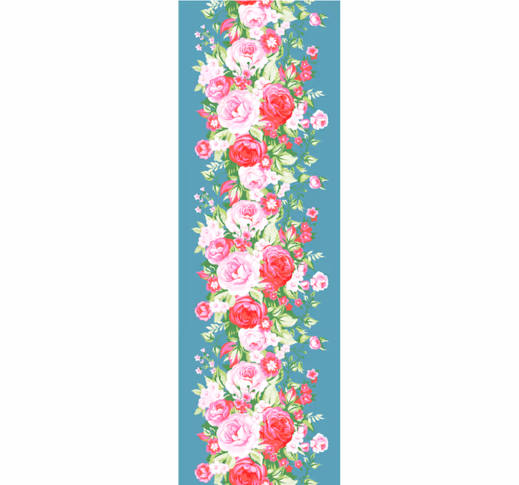 Papel tapiz para recámara diseño turquesa shabby chic - TenVinilo