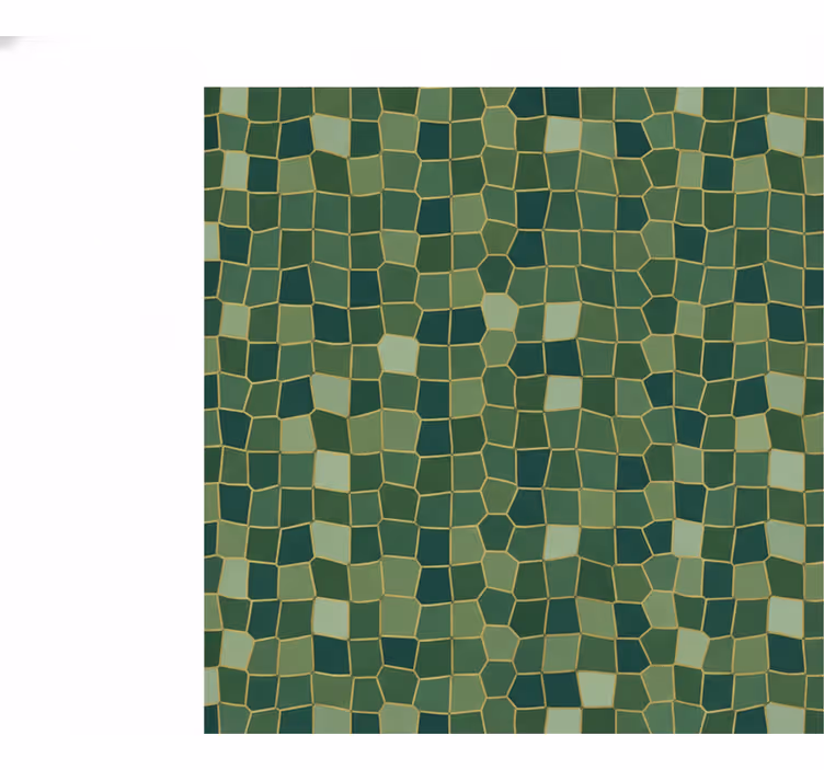Papel tapiz verde patrón cocodrilo pequeño - TenVinilo