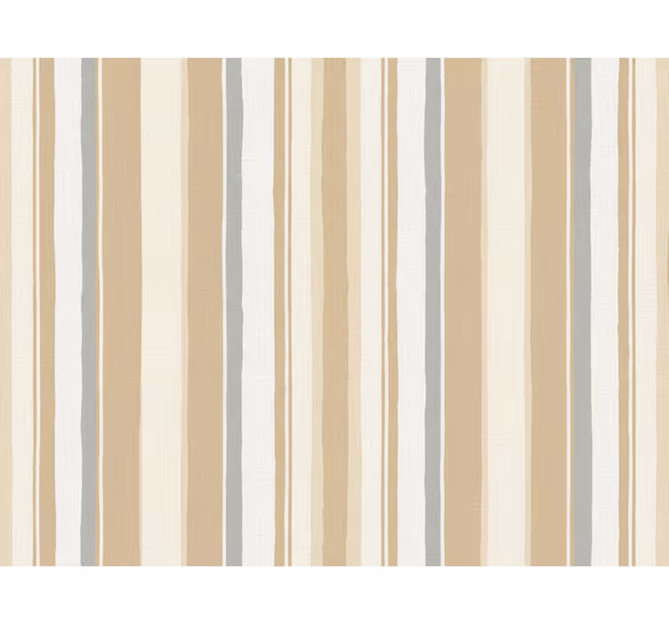 Papel tapiz rayas verticales blanco beige - TenVinilo