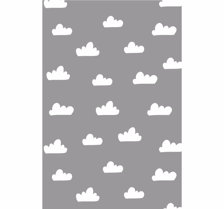 Papel tapiz gris cielos nublados - TenVinilo