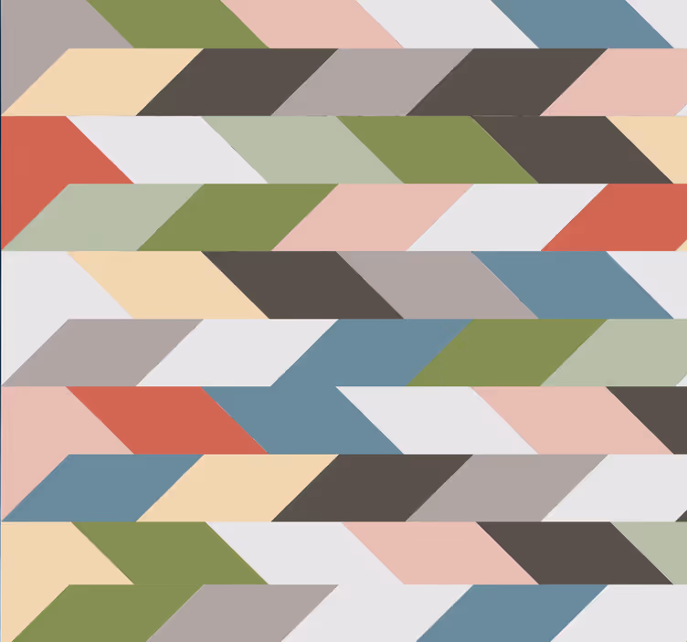 Papel pintado geométrico moderno - TenVinilo