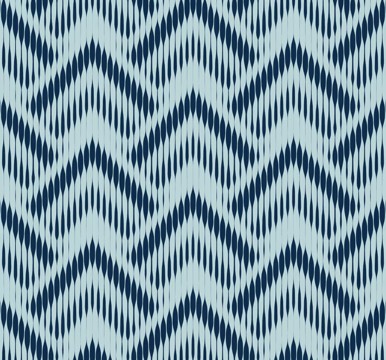 Papel tapiz geométrico patrón de chevron ikat - TenVinilo