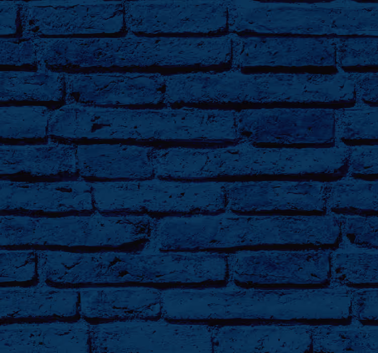 Papel tapiz ladrillos patrón azul marino - TenVinilo