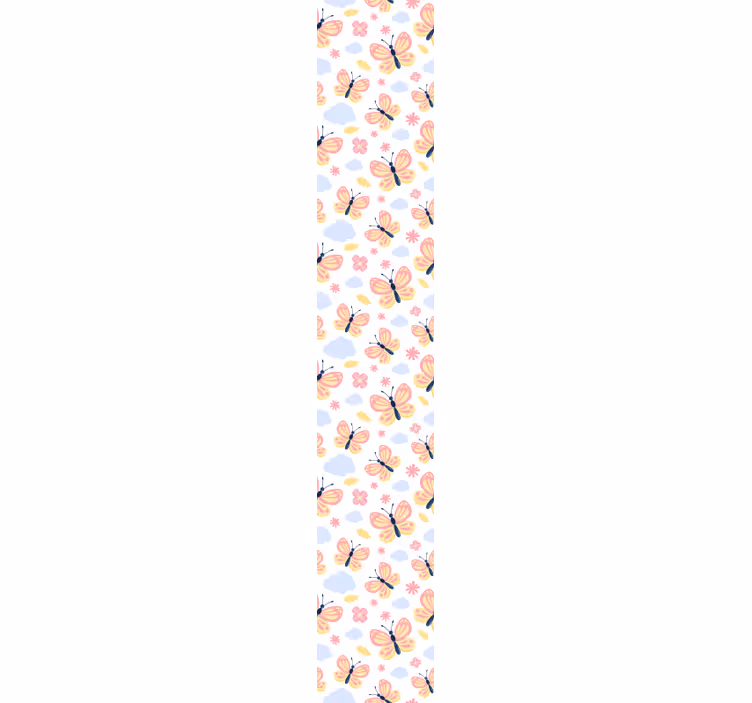 Papel tapiz mariposas patrones de nubes de mariposas - TenVinilo