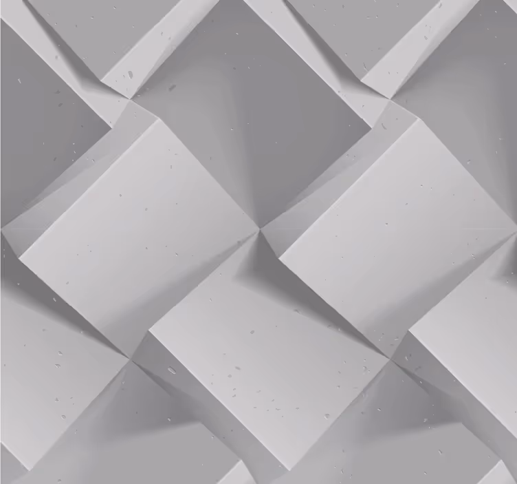 Papel tapiz geométrico ilusión geométrica - TenVinilo