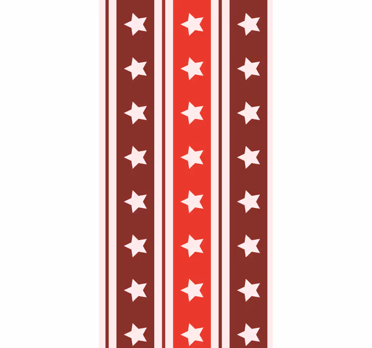 Papel tapiz rayas verticales patrón de estrellas rayadas - TenVinilo