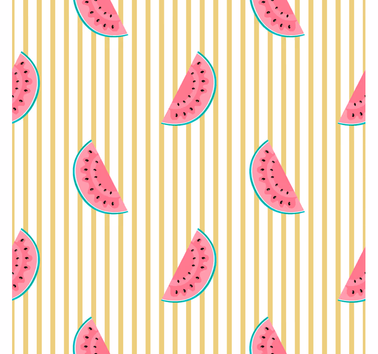 Papel tapiz cocina rodajas de sandia - TenVinilo