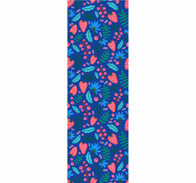 Papel tapiz hojas patrones botánicos florales - TenVinilo