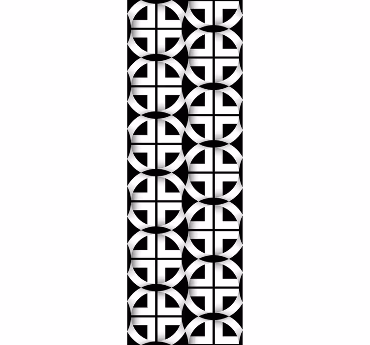 Papel tapiz geométrico malla de círculo geométrico - TenVinilo