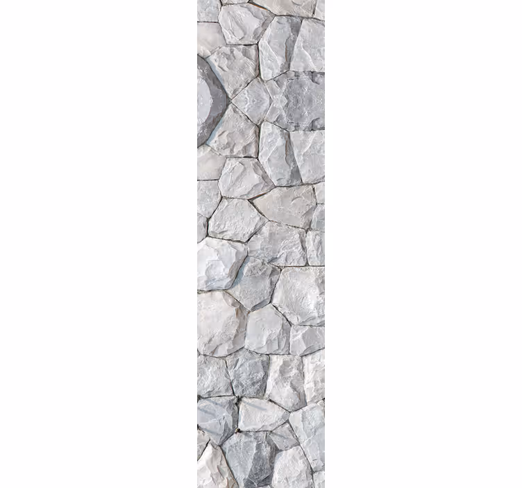Papel imitación de muro de piedra áspera - TenVinilo