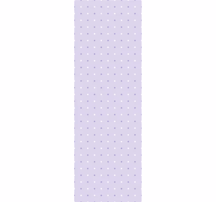 Papel pintado lunares Patrón de puntos morado y blanco - TenVinilo