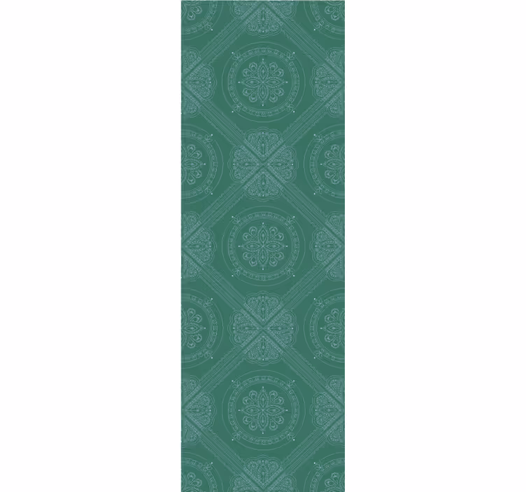 Papel tapiz ornamental medallón adornado - TenVinilo