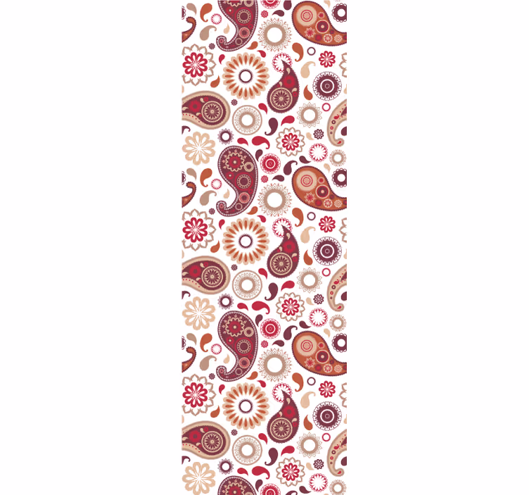 Papel tapiz ornamental motivo paisley - TenVinilo