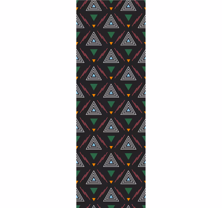 Papel tapiz triángulos armonía triádica - TenVinilo
