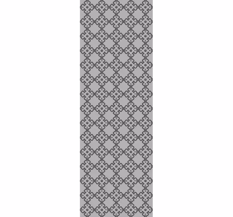 Papel tapiz ornamental intrincado cuatrifolio - TenVinilo
