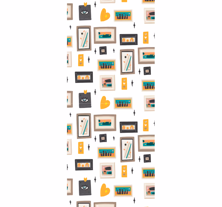 Papel tapiz industrial motivos de oficina retro - TenVinilo