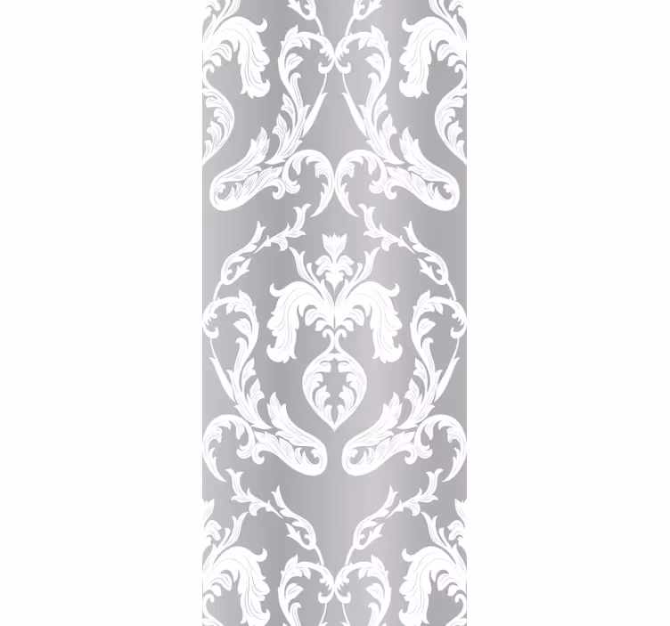 Papel pintado de arte Diseño de patrón de plata - TenVinilo
