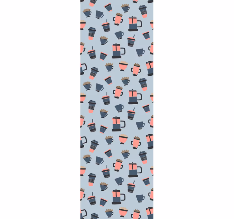 Papel tapiz cocina motivos de taza de café - TenVinilo