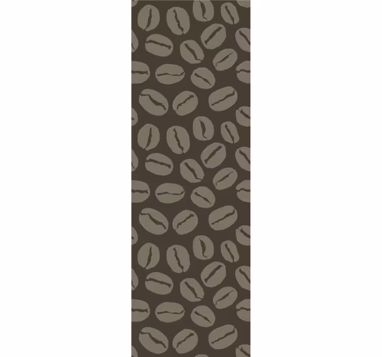 Papel tapiz cuarterones motivo de grano de café - TenVinilo