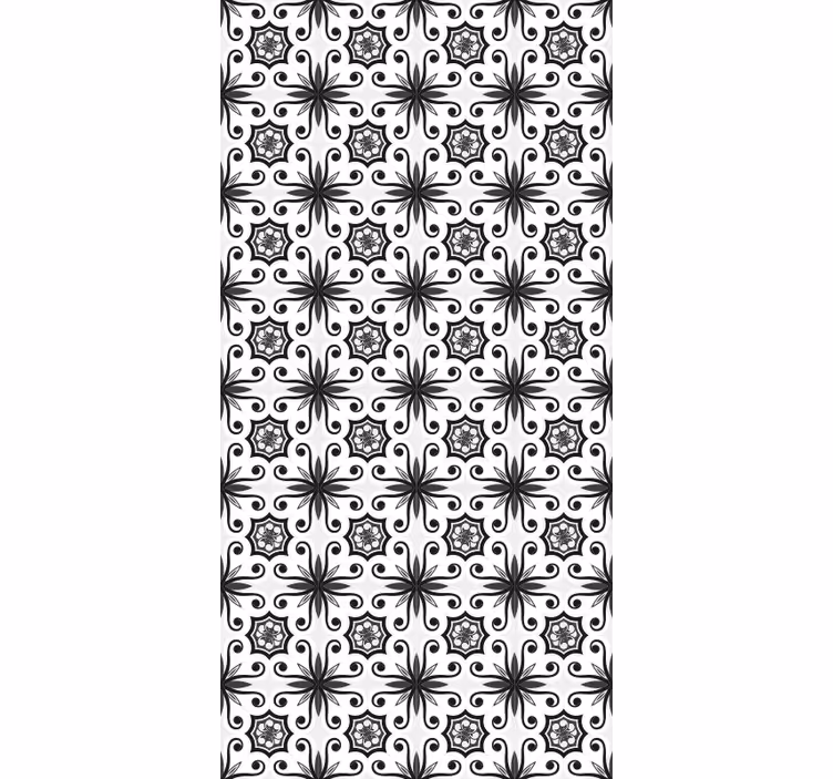 Papel tapiz azulejos patrón de azulejos decorativos - TenVinilo