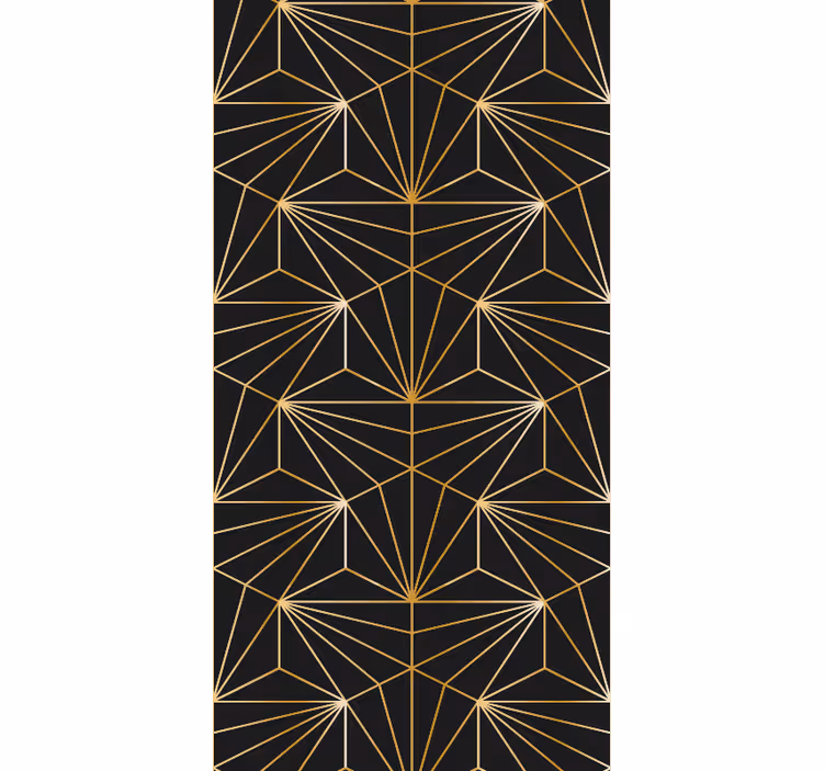 Papel tapiz geométrico fusión de líneas geométricas - TenVinilo