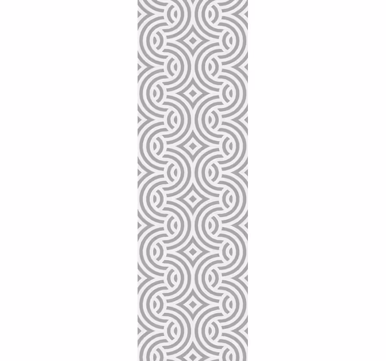 Papel tapiz comedor patrones geométricos en espiral - TenVinilo