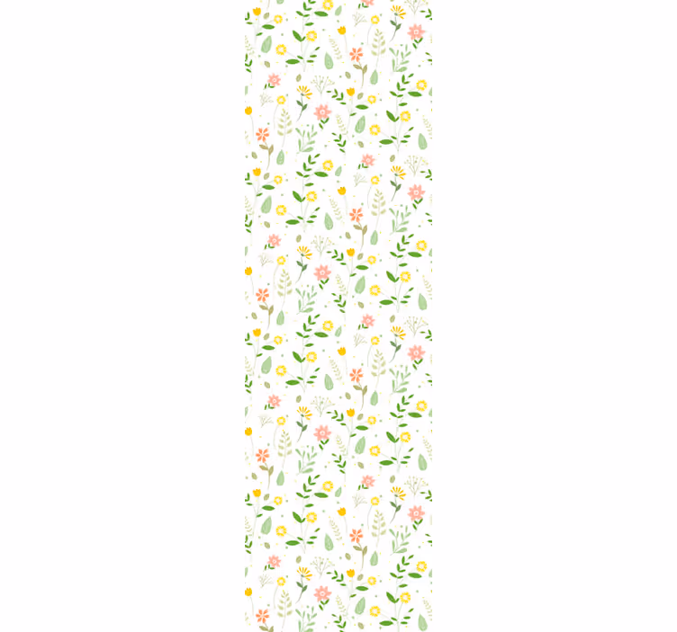 Papel tapiz flores primavera floral - TenVinilo