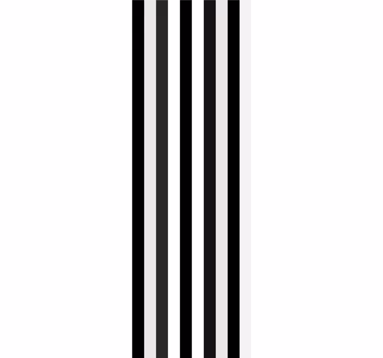 Papel tapiz rayas horizontales monocromo a rayas - TenVinilo