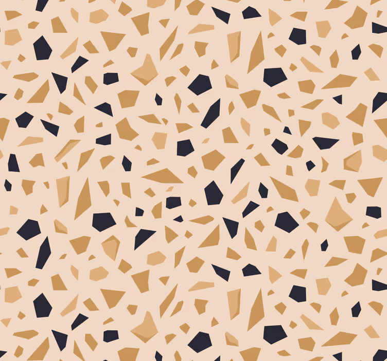 Papel imitación piedra Terrazo beige - TenVinilo