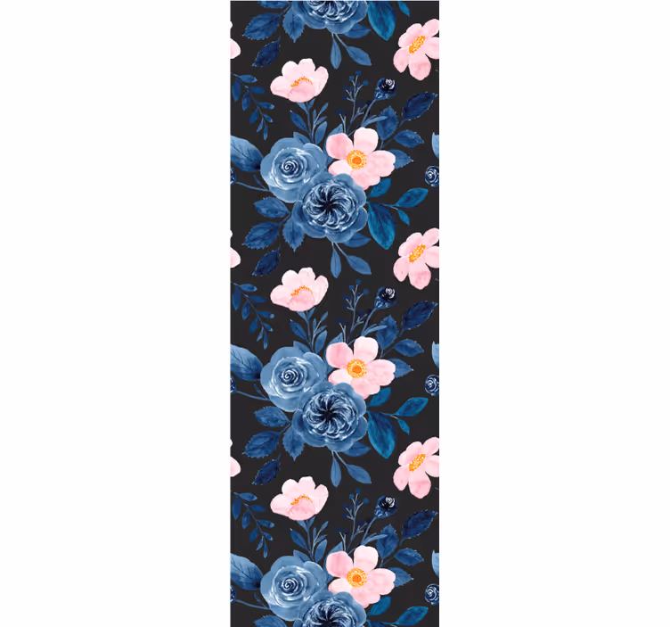 Papel tapiz flores elegancia floral botánica - TenVinilo