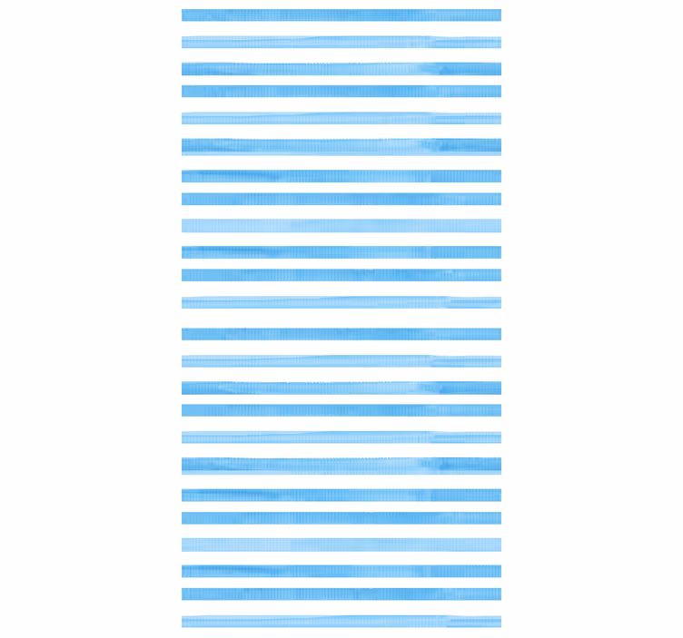 Papel tapiz rayas horizontales motivo azul y blanco - TenVinilo