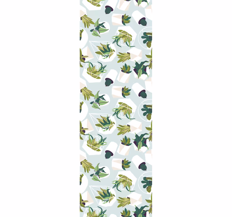 Papel tapiz hojas patrones de follaje tropical - TenVinilo