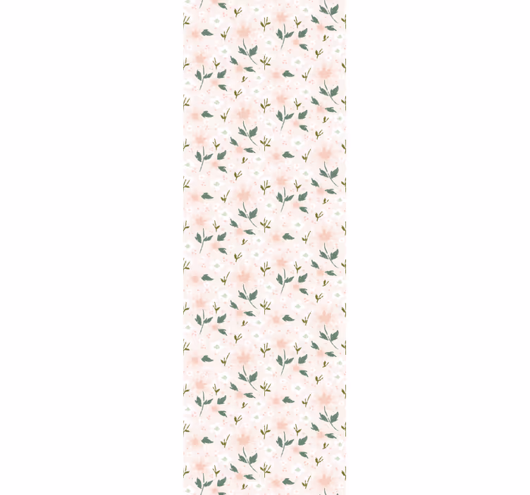 Papel tapiz flores manjar floral - TenVinilo