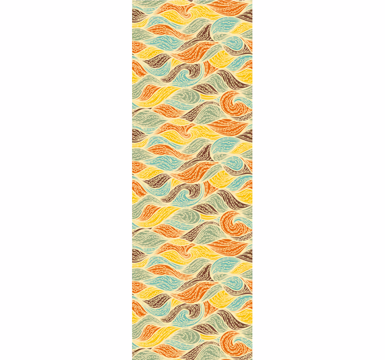 Papel tapiz abstracto motivos arremolinados - TenVinilo