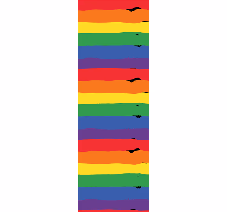 Papel tapiz rayas fondo de rayas del arco iris - TenVinilo