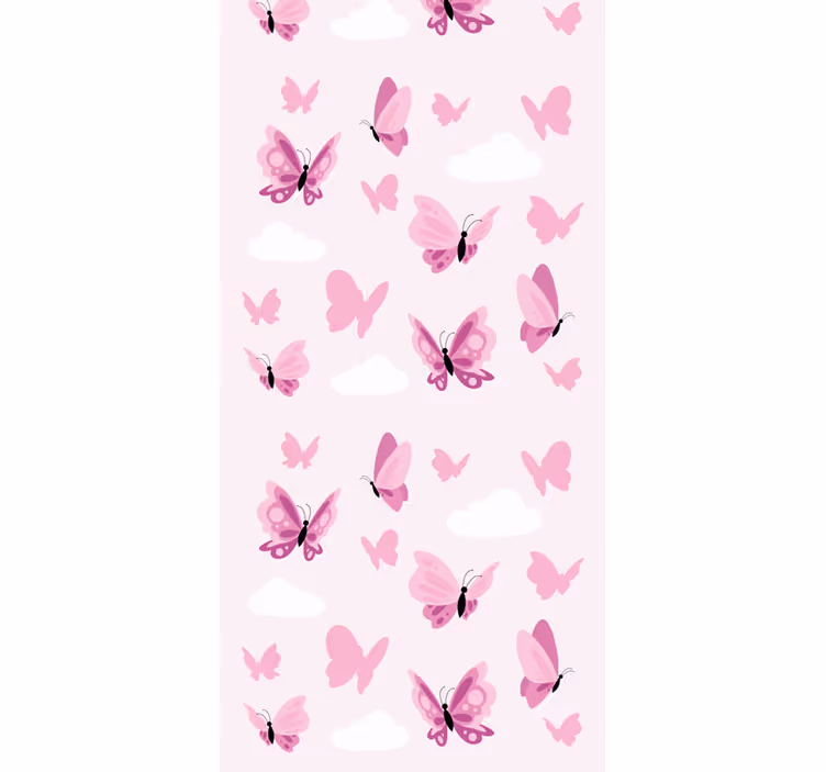 Papel tapiz mariposas mariposas revoloteando - TenVinilo
