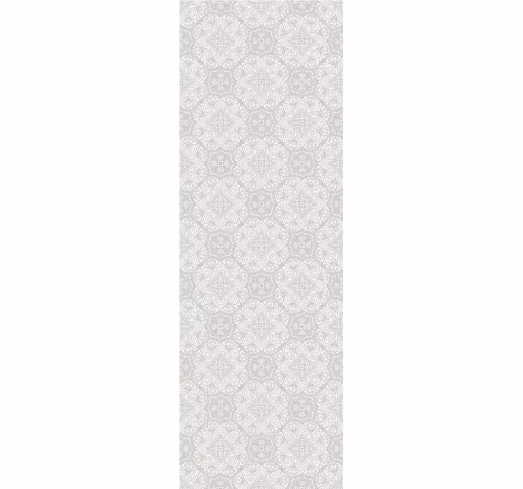 Papel tapiz ornamental flores intrincadas - TenVinilo