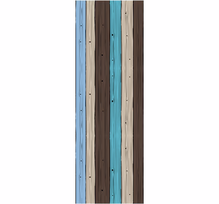 Papel pintado imitación madera Estructura de madera de andamio - TenVinilo