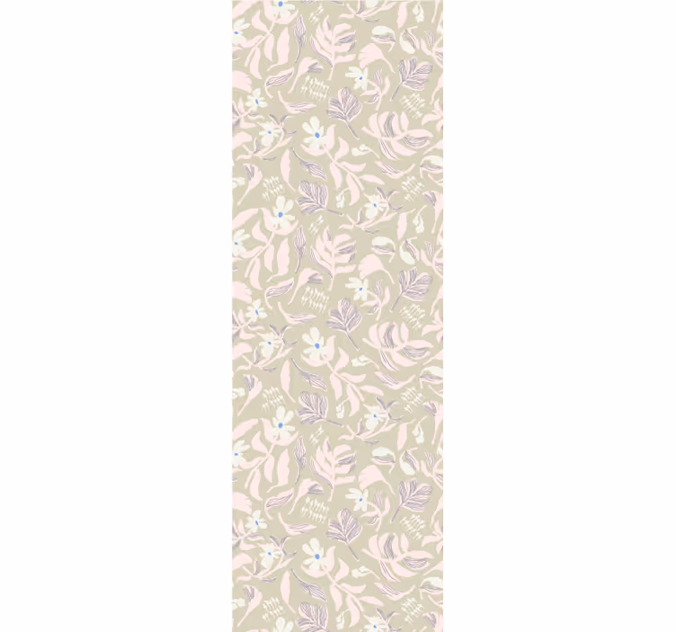 Papel pintado naturaleza Formas de hojas de colores molidos - TenVinilo