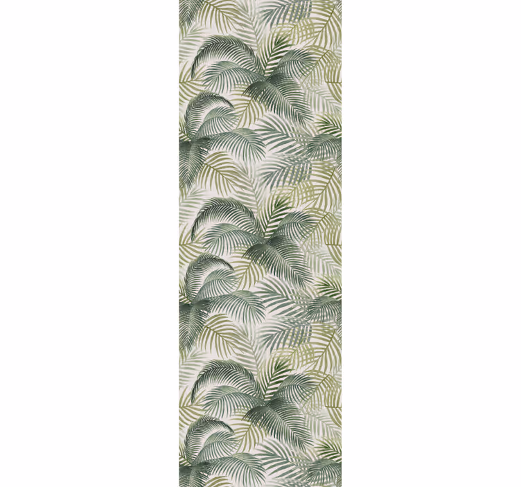 Papel pintado naturaleza Hojas verdes silvestres en la naturaleza - TenVinilo