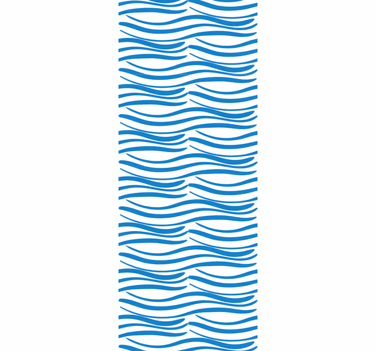 Papel tapiz 3D patrón de ondas elegante - TenVinilo