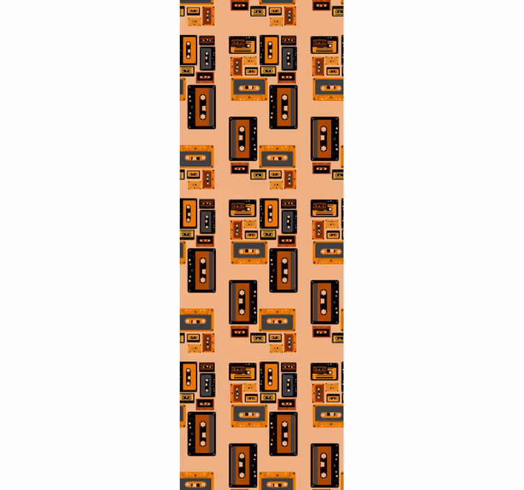 Papel tapiz arte cinta de casete retro - TenVinilo